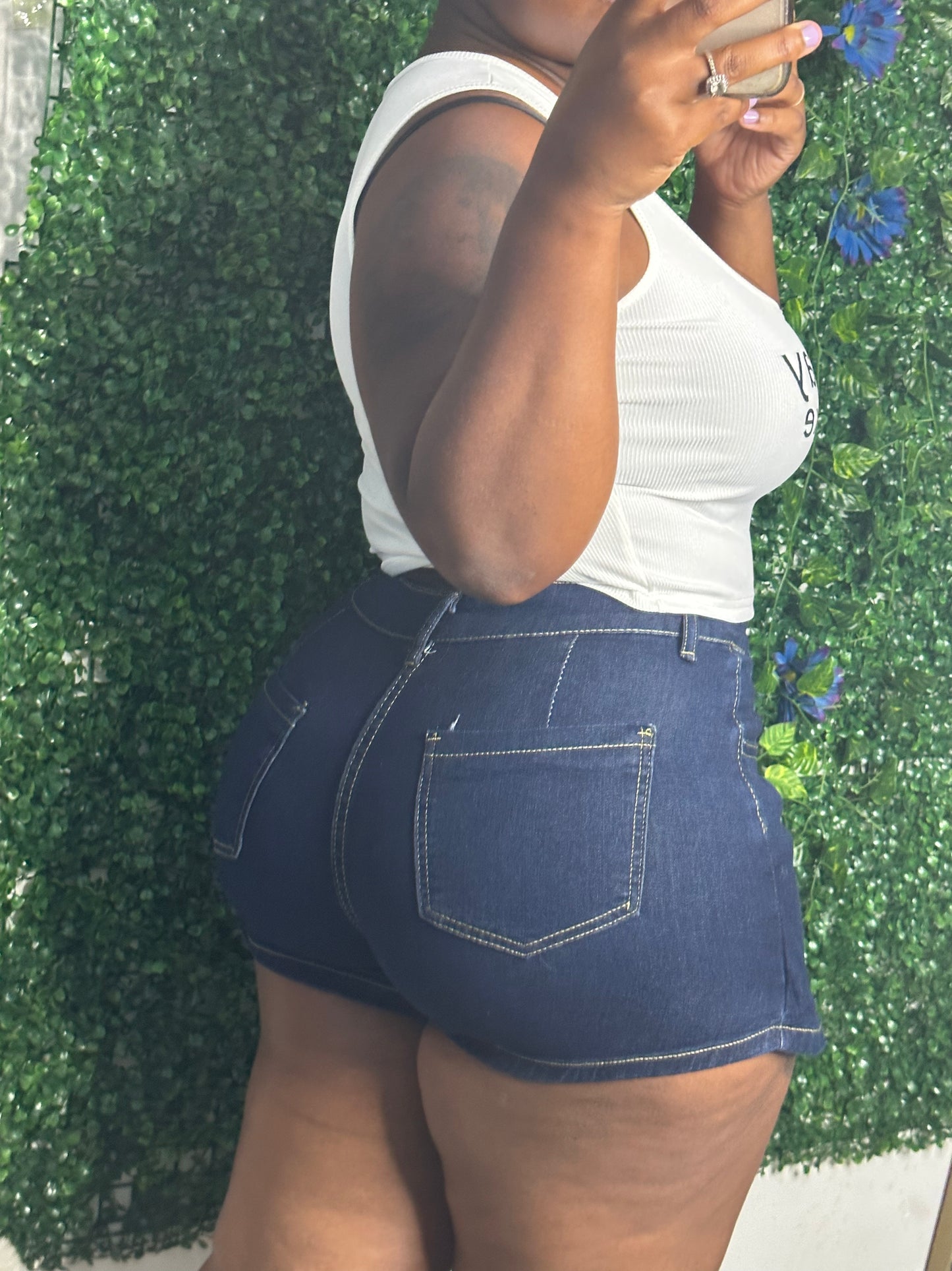 Denim Skort