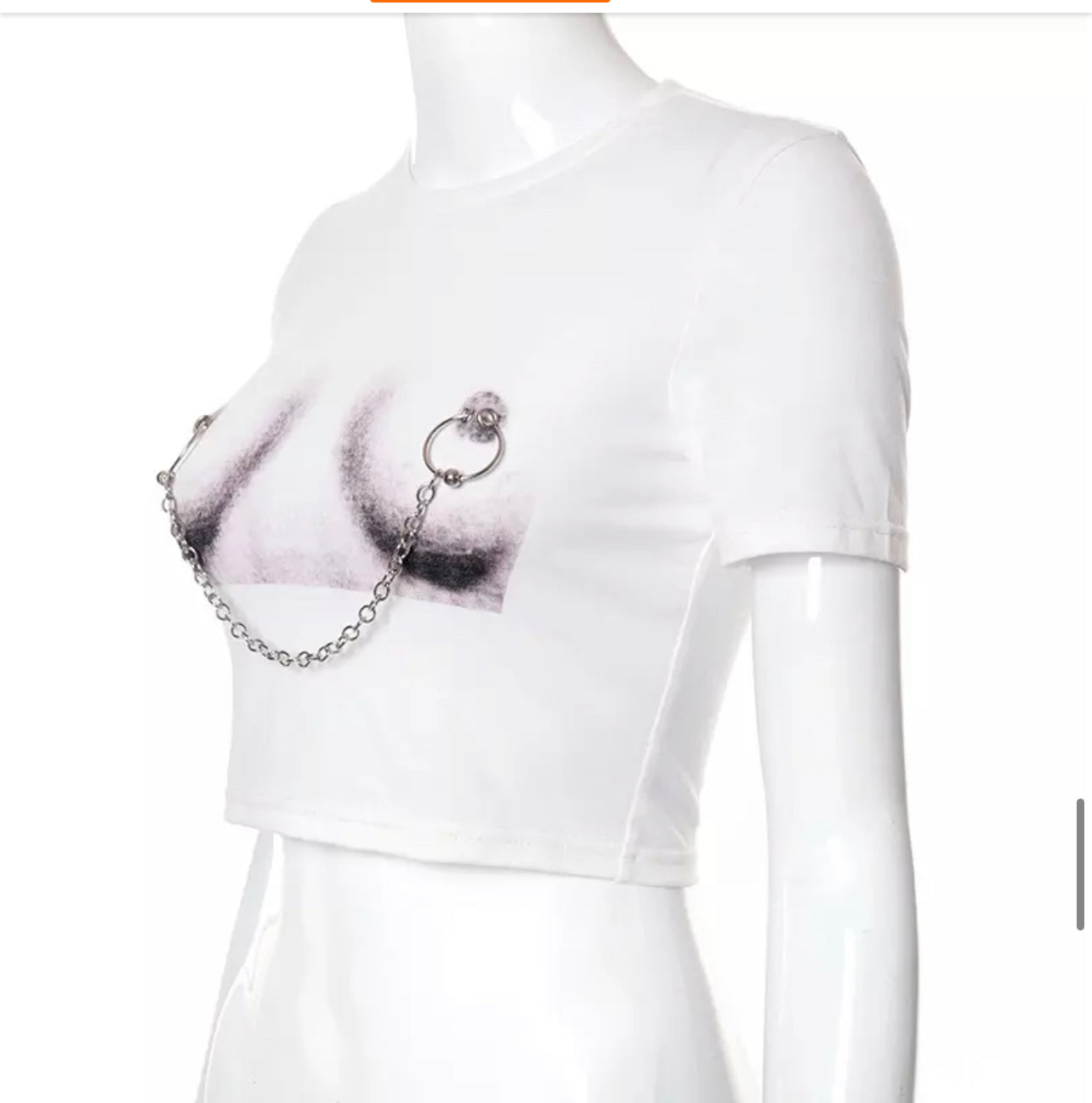 Pierced Crop Top