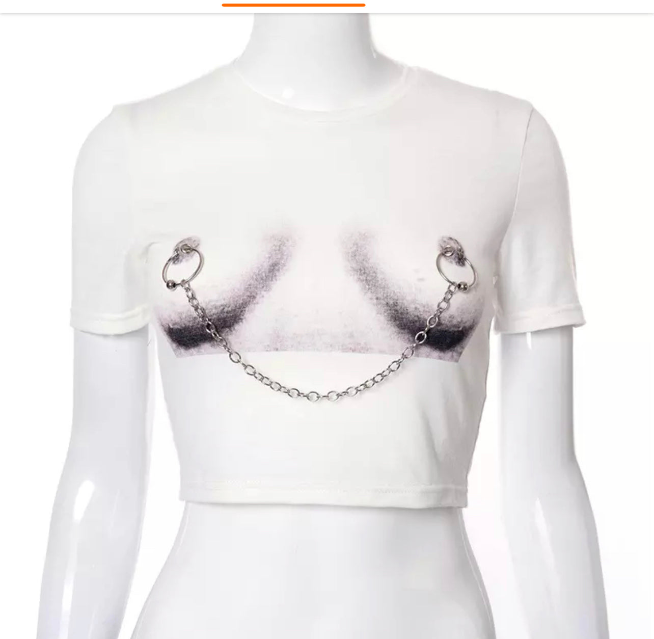 Pierced Crop Top