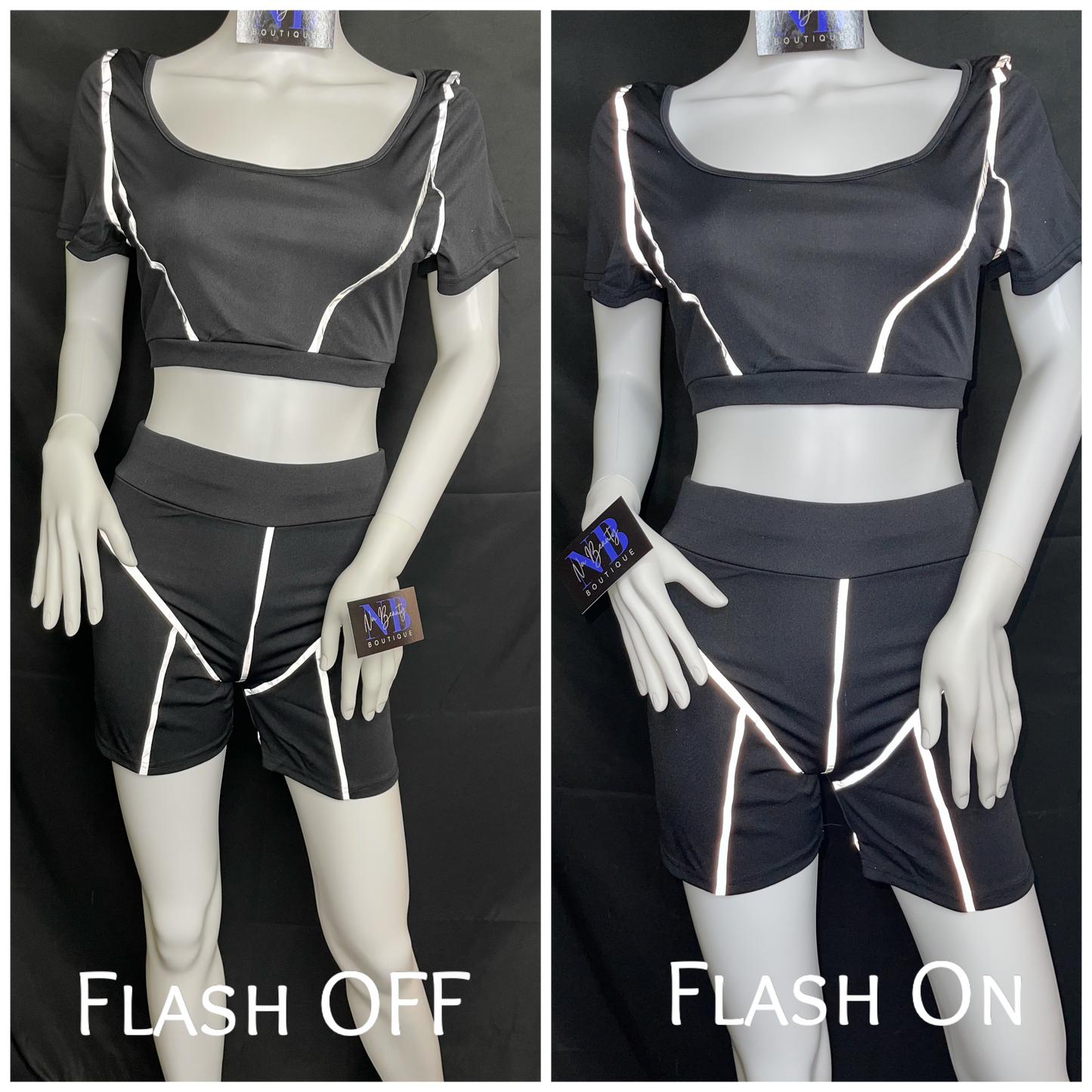 Reflective Short Set