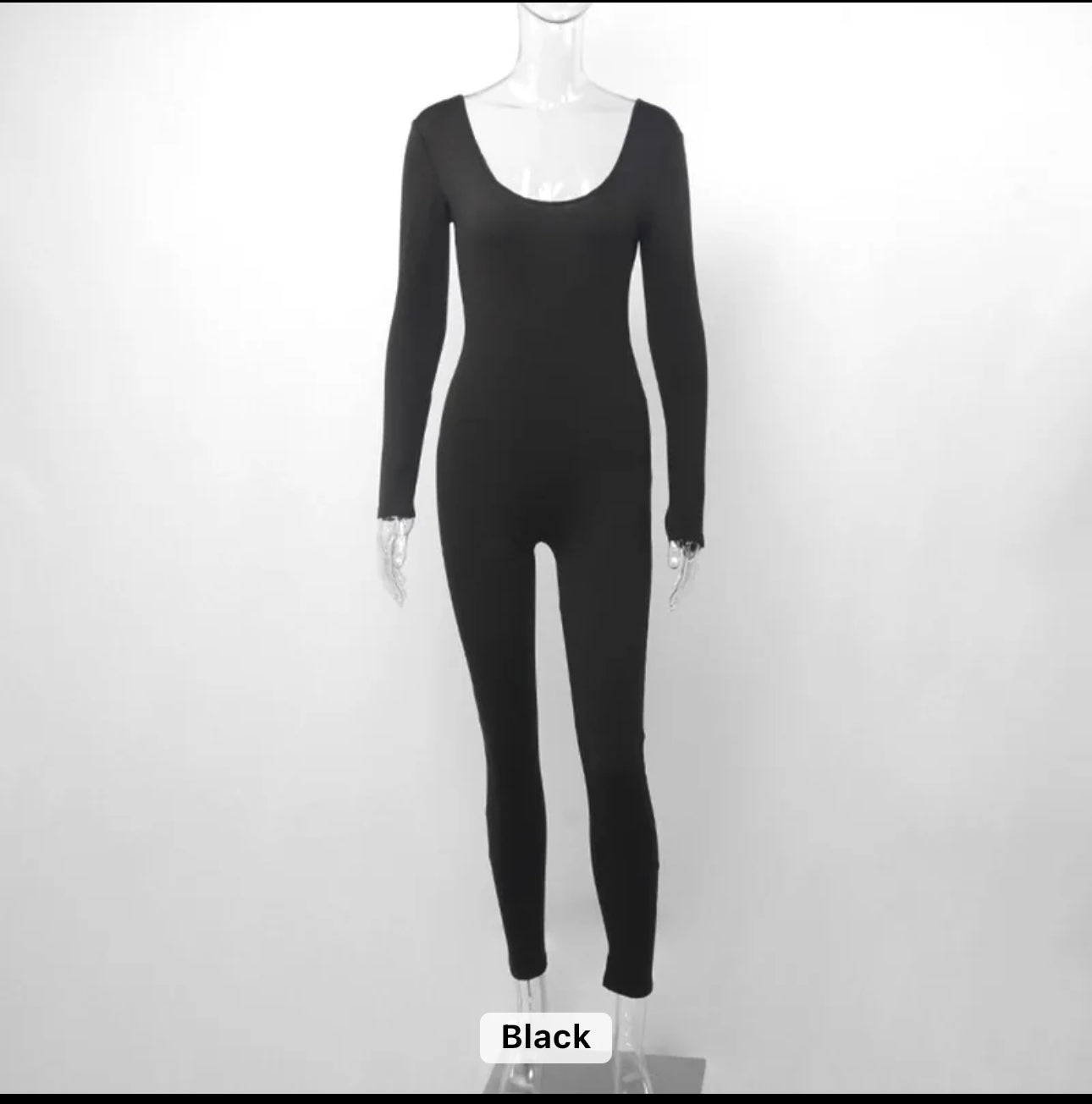 Essential Long Sleeve Jumpsuit